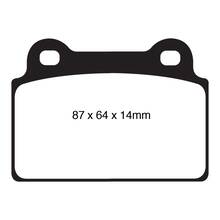 EBC RP1 задние тормозные колодки для Mitsubishi Lancer Evolution 10