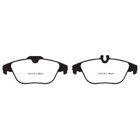 EBC Yellowstuff задние тормозные колодки DP42012R