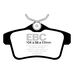 EBC Yellowstuff задние тормозные колодки для Peugeot RCZ/308/3008/Citroen C4/DS4/DS5