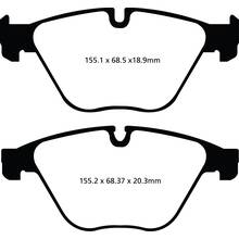 EBC Yellowstuff передние тормозные колодки для BMW 5-series (F10/F11) (под 348x30мм диск)