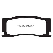 EBC Yellowstuff передние тормозные колодки для Jaguar XKR/XKRS (09-14)/Mitsubishi Evo 10 FQ-400/Noble M600 (Alcon)