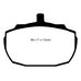 EBC Yellowstuff передние тормозные колодки DP4243R