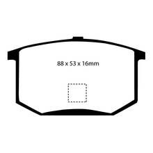 EBC Yellowstuff задние тормозные колодки DP4298R