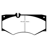 Brannor Ceramic передние тормозные колодки для Mercedes G300d/G350d/G400d (W463)