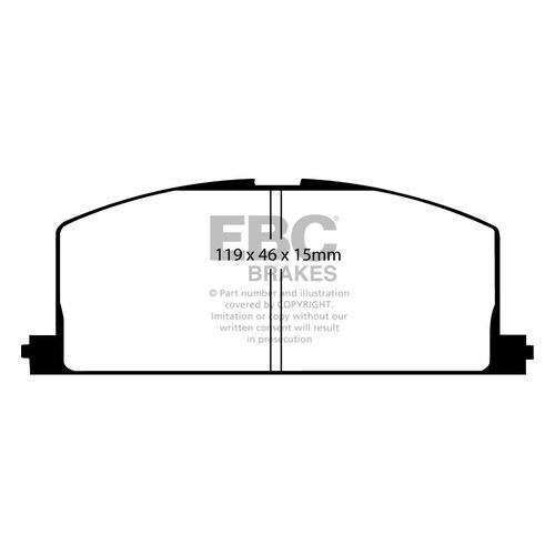 EBC Ultimax передние тормозные колодки DP453 EBC Ultimax передние тормозные колодки DP453