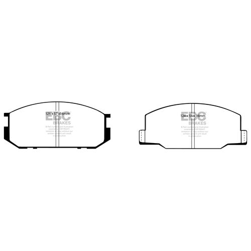 EBC Ultimax передние тормозные колодки DP456