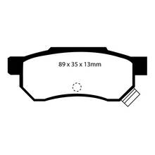 EBC Yellowstuff задние тормозные колодки DP4642/2R