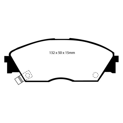EBC Yellowstuff передние тормозные колодки DP4706R EBC Yellowstuff передние тормозные колодки DP4706R