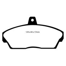 EBC Yellowstuff передние тормозные колодки для Honda Civic (mk5-mk7)/MG ZR/ZS (под 262мм диск)