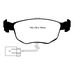 EBC Yellowstuff передние тормозные колодки DP4956R EBC Yellowstuff передние тормозные колодки DP4956R