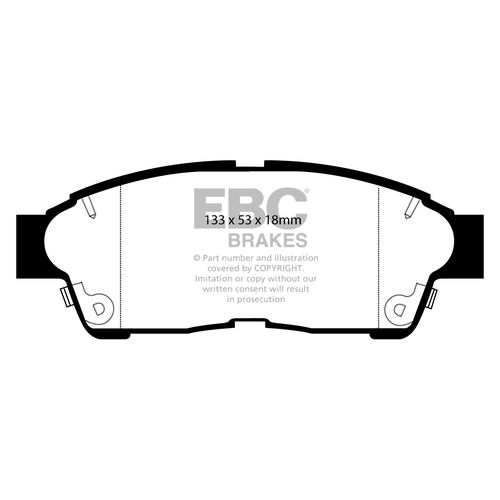 EBC Yellowstuff передние тормозные колодки DP4964R EBC Yellowstuff передние тормозные колодки DP4964R