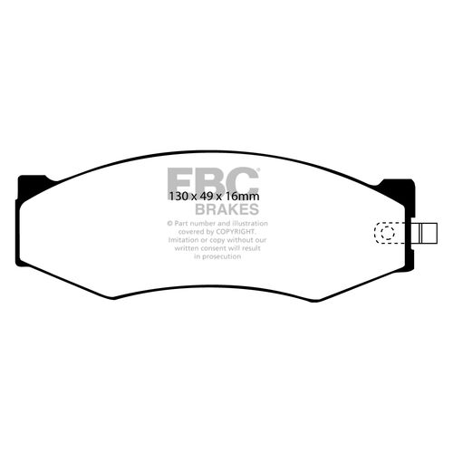 EBC Ultimax передние тормозные колодки DP527 EBC Ultimax передние тормозные колодки DP527