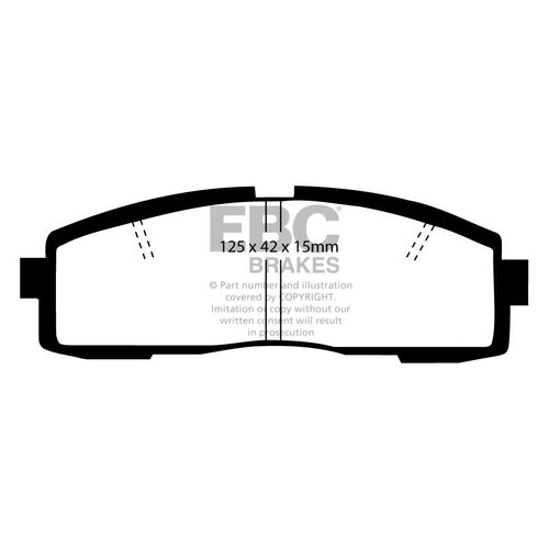 EBC Ultimax задние колодки DP608/2 EBC Ultimax задние колодки DP608/2