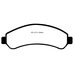 EBC Greenstuff передние тормозные колодки DP61256 EBC Greenstuff передние тормозные колодки DP61256