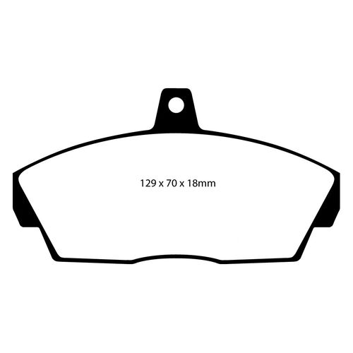 EBC Greenstuff передние тормозные колодки DP61415