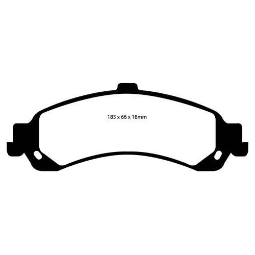 EBC Greenstuff задние тормозные колодки для для Cadillac Escalade/Chevrolet Tahoe/Avalanche/GMC Yukon (02-06)