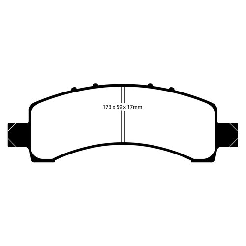 EBC Greenstuff задние тормозные колодки для для Cadillac Escalade/Chevrolet Tahoe/Avalanche/GMC Yukon (02-06) (задний привод) EBC Greenstuff задние тормозные колодки для для Cadillac Escalade/Chevrolet Tahoe/Avalanche/GMC Yukon (02-06) (задний привод)