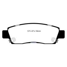 EBC Greenstuff задние тормозные колодки для Chevrolet Trailblazer/Saab 9-7x (01-09)