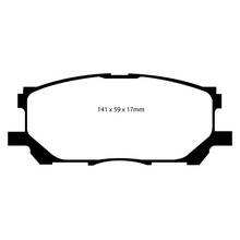 EBC Greenstuff передние тормозные колодки для Lexus RX300/RX400/Harrier (2003-2010)
