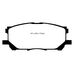 EBC Greenstuff передние тормозные колодки для Lexus RX300/RX400/Harrier (2003-2010)