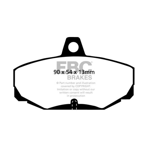 EBC Ultimax задние колодки DP617