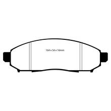 EBC Greenstuff передние тормозные колодки для Nissan Pathfinder (r51)/Navara/Leaf (под 283/296мм диск)