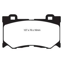 EBC Greenstuff Передние тормозные колодки для Infiniti QX70/G37/FX37/FX50/M56/Nissan 370Z (Akebono)