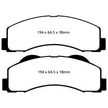 EBC Greenstuff передние тормозные колодки для Ford F150 (10-14)/Expedition/Lincoln Navigator (10+)