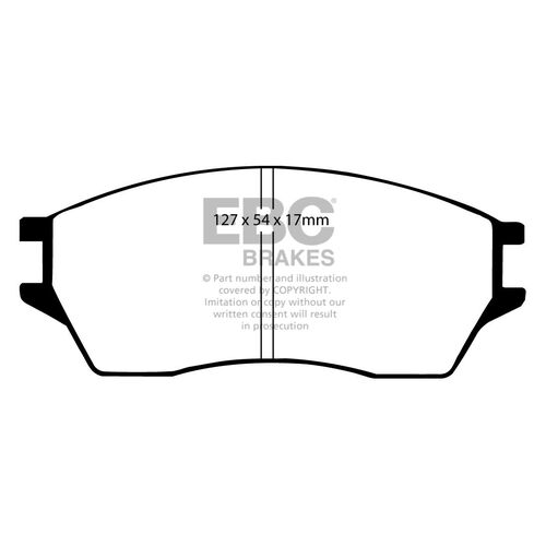 EBC Ultimax передние тормозные колодки DP639 EBC Ultimax передние тормозные колодки DP639