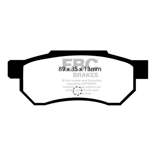 EBC Ultimax задние колодки DP642 EBC Ultimax задние колодки DP642