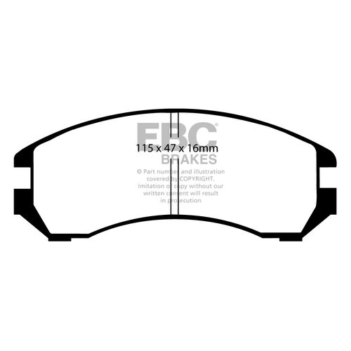 EBC Ultimax передние тормозные колодки DP665