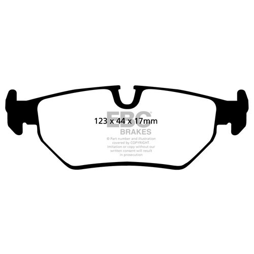 EBC Ultimax задние колодки DP690/2 EBC Ultimax задние колодки DP690/2