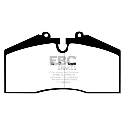 EBC Ultimax передние тормозные колодки DP767 EBC Ultimax передние тормозные колодки DP767