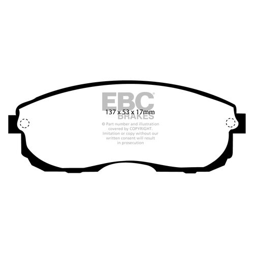 EBC Ultimax передние тормозные колодки DP775 EBC Ultimax передние тормозные колодки DP775