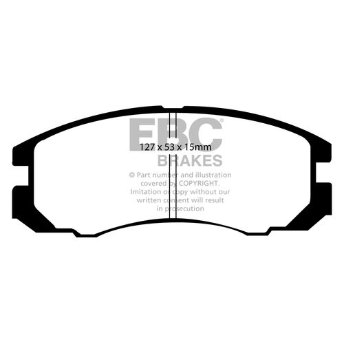 EBC Ultimax передние тормозные колодки DP847 EBC Ultimax передние тормозные колодки DP847