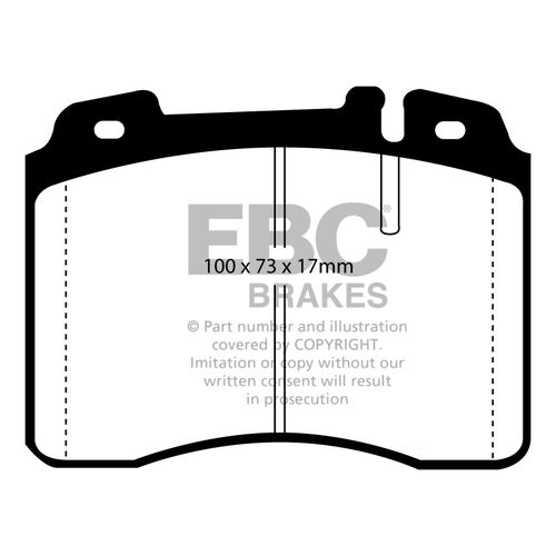 EBC Ultimax передние тормозные колодки DP927