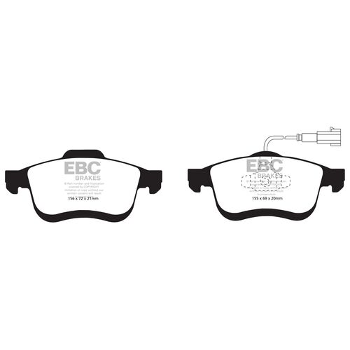 EBC Ultimax передние тормозные колодки DPX2010