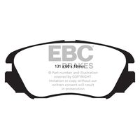 EBC Ultimax передние тормозные колодки DPX2013