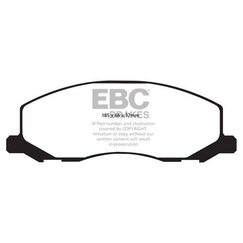 EBC Ultimax передние тормозные колодки DPX2015