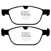 EBC Ultimax передние тормозные колодки для Volvo XC60/XC90 (mk1) (под 328мм диск)