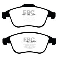 EBC Ultimax передние тормозные колодки DPX2024
