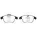 EBC Ultimax передние тормозные колодки DPX2040 EBC Ultimax передние тормозные колодки DPX2040