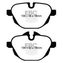 EBC Ultimax задние тормозные колодки для BMW 5,7-ser/X3/X4/Z4/i8 (F10/G30/G11/G12/F25/G01/F26/E89) (под 330мм диск)