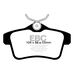 EBC Ultimax задние тормозные колодки для Peugeot RCZ/308/3008/Citroen C4/DS4/DS5