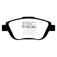 EBC Ultimax передние тормозные колодки DPX2073