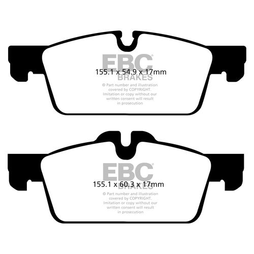 EBC Ultimax передние тормозные колодки DPX2106
