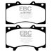 EBC Ultimax передние тормозные колодки для Nissan Patrol Y62 (10-16)