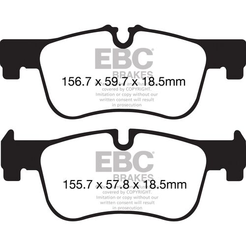 EBC Greenstuff передние тормозные колодки для BMW 1/2 ser (F20/F22) (под 284мм диск) EBC Greenstuff передние тормозные колодки для BMW 1/2 ser (F20/F22) (под 284мм диск)