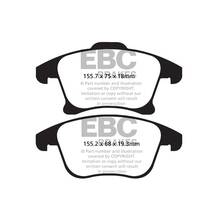 EBC Yellowstuff передние тормозные колодки для Ford Mondeo (mk5)/Galaxy (mk3)/S-Max (Mk2)