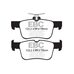 EBC Greenstuff задние тормозные колодки для Ford Mondeo (mk5)